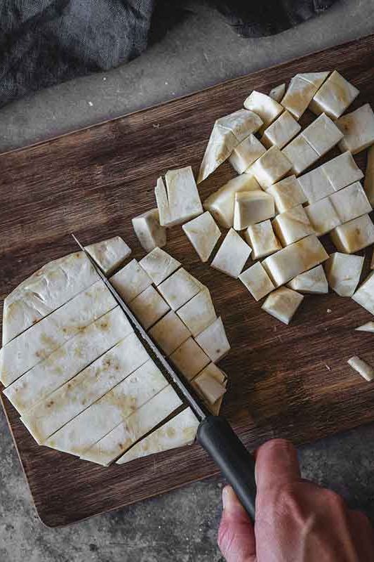 Diced Celeriac 15x15mm KILO Bag