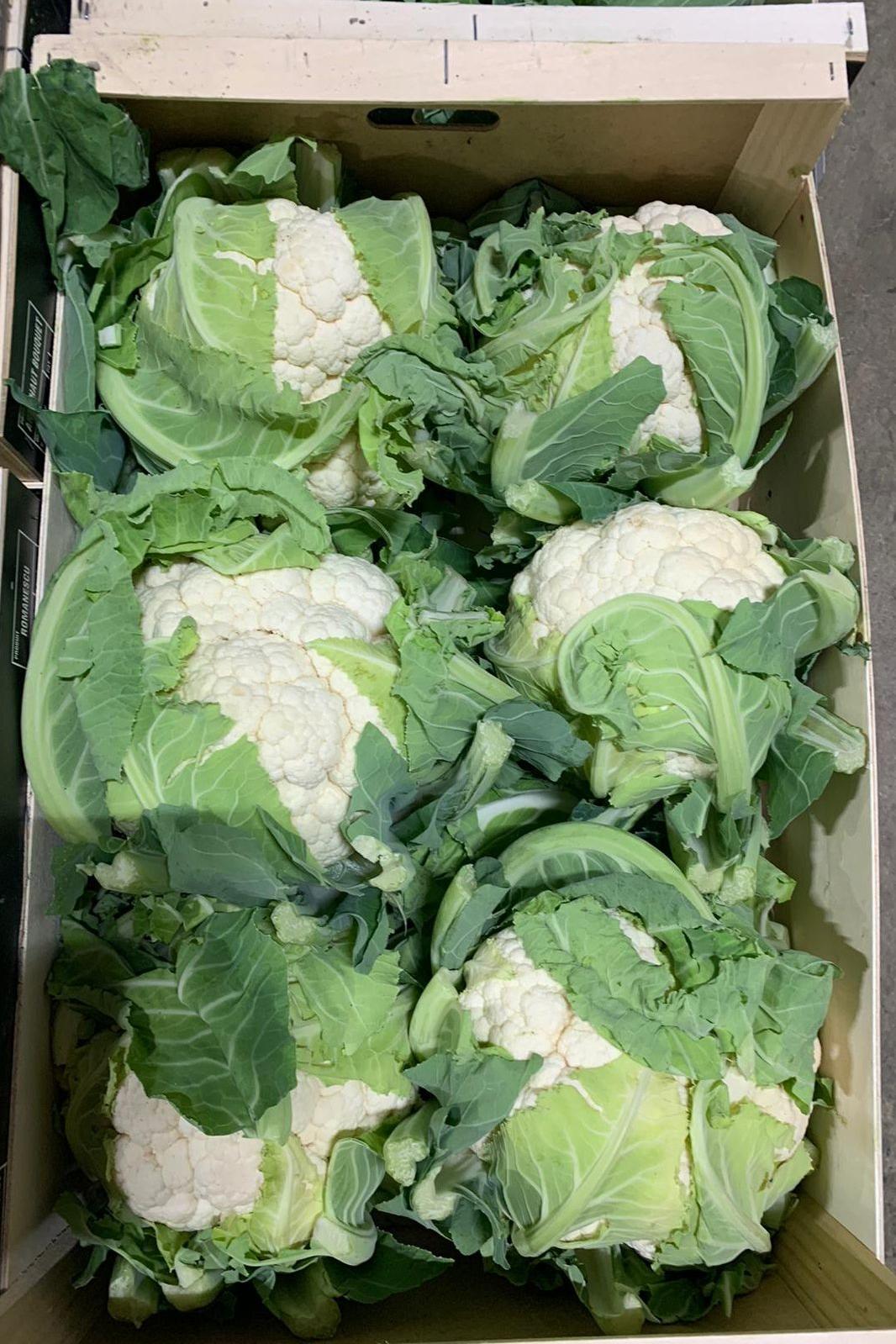 Cauliflower Whole Fresh Box - Jackie Leonards